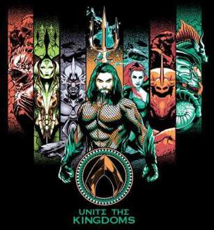 Aquaman Unite The Kingdoms hoodie - Zwart - S - Zwart