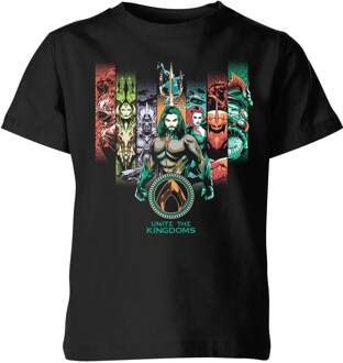 Aquaman Unite The Kingdoms kinder t-shirt - Zwart - 134/140 (9-10 jaar) - L