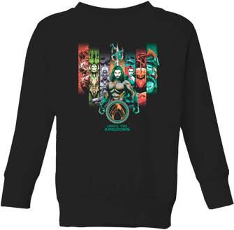 Aquaman Unite The Kingdoms kindertrui - Zwart - 122/128 (7-8 jaar) - M