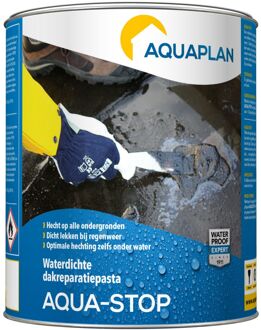 Aquaplan Dakreparatiepasta Aqua-stop Zwart 1kg