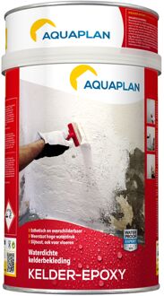 Aquaplan Waterdichte Coating Kelder-epoxy Wit 4l