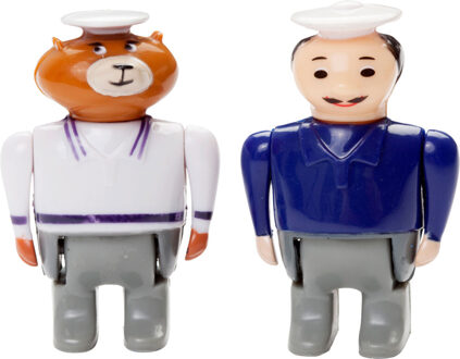 Aquaplay 2 Figuurtjes Matroos en Beer - Waterbaan