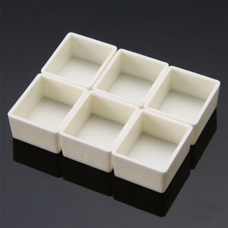 Aquarel Half Volledige Pannen Wit Plastic Lege Kunstenaar Verf Pan Kits Voor Aquarel Oliën Of Acryl Schilderij Palet Art Tekening 2