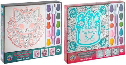 Aquarel Schilderen Kawaii Art Set
