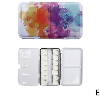 Aquarel Verf Blikken Doos Luchtdicht Palet Met 14 Travel Lege Iron Schilderen Opslag Voor Art Pannen Schilderen Boxs Leveranties P c6C5 mix kleur