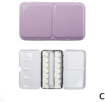 Aquarel Verf Blikken Doos Luchtdicht Palet Met 14 Travel Lege Iron Schilderen Opslag Voor Art Pannen Schilderen Boxs Leveranties P c6C5 roze