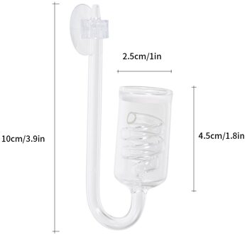 Aquarium CO2 Diffuser Glas Tank Bubble Verstuiver Solenoid Regulator Moss CO2 Verstuiver Voor 60 ~ 300L Planten 3/5 Rotatie 1 pc