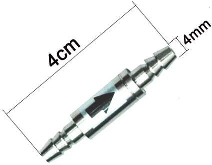 Aquarium CO2 Rvs Terugslagklep Is Gebruikt In De Diffuser Van CO2 Apparatuur Gas Terugstromen Slang Innerlijke diameter4mm