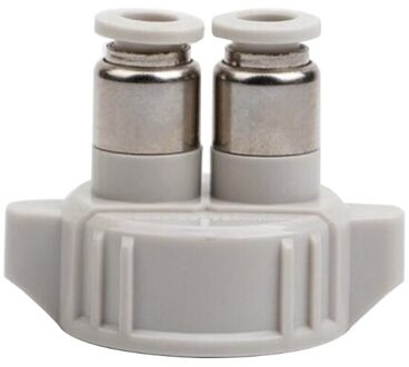 Aquarium CO2 Systeem Buis Kleppen Guage Fles Cap Aquarium Levende Plant Reactor 85LA grijs