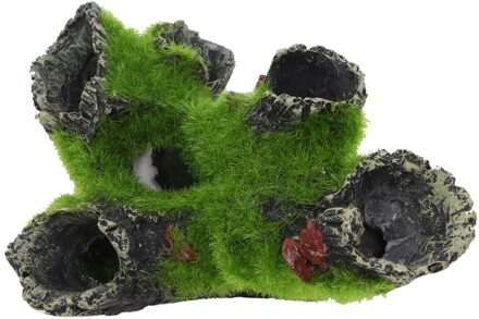 Aquarium Decoratie Moss Boom Huis Hars Grot Vis En Garnalen Verbergen Huis Landscaping Fish Tank Decoratie Accessoires 1