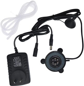 Aquarium Decoratieve Verlichting Ronde Licht Spotlights Vijver Pool Verhogen Zuurstof Aquarium Air Stone Bubble Licht Au/Us/Eu/Uk