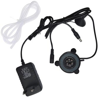 Aquarium Decoratieve Verlichting Ronde Licht Spotlights Vijver Pool Verhogen Zuurstof Aquarium Air Stone Bubble Licht Au/Us/Eu/Uk