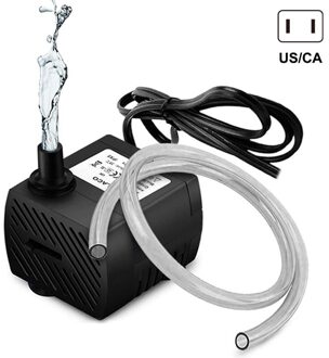Aquarium Dompelpompen 5W Ultra-Stille Multifunctionele Pompen Voor Rotstuin Fontein Aquarium Accessoires Acuario Akwarium us plug