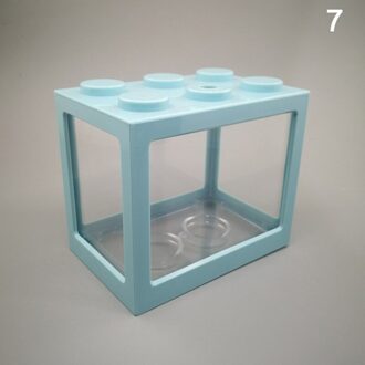 Aquarium Fish Kom Tank Usb Mini Aquarium Met Led Lamp Licht Home Office Desktop Thee Tafel Decoratie accessoires geel