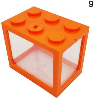 Aquarium Fish Kom Tank Usb Mini Aquarium Met Led Lamp Licht Home Office Desktop Thee Tafel Decoratie accessoires Paars