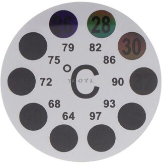 Aquarium Fish Tank Thermometer Temperatuur Sticker Aquarium Accessoires Digitale Dual Schaal Stick-On Duurzaam