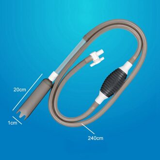Aquarium Fish Tank Vacuum Gravel Water Filter Cleaner Siphon Pomp Handleiding Schoner Pomp Veilig Vacuüm Aquarium Water Changer A4