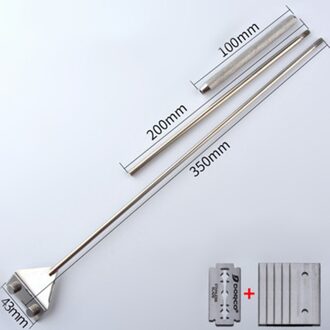 Aquarium Glas Aquarium Rvs Coralline Algen Schraper Blade Cleaner Grote