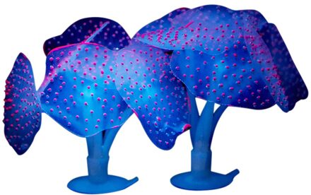 Aquarium Glow Kunstmatige Kwallen Gesimuleerde Aquatic Plant Fluorescerende Kwallen Aquarium Decoratie Paars