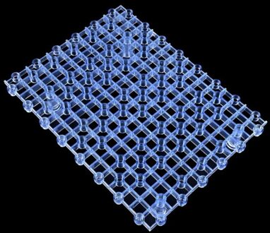 Aquarium Isolatie Board Aquarium Bodem Filter Plaat Rooster Plastic Separator Donkerbruin