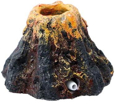 Aquarium Landschapsarchitectuur Vulkanische Vorm Aquarium Decoratie Instellen Rotstuin Ornamenten Oxygenatie Tool Luchtpomp