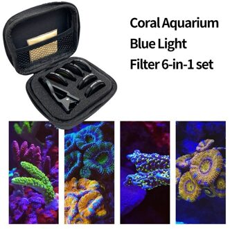 Aquarium Lens Aquarium Telefoon Camera Lens Filter 6 In 1 Macro Lens Geel Lens Filter Koraalrif Aquarium Fotografie