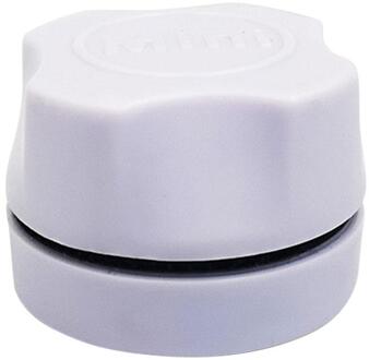 Aquarium Magnetische Borstel Glas Drijvende Algen Schraper Curve Glas Cleaner Mini Scrubber Tool Aquarium Glas Schoonmaken Magneet wit