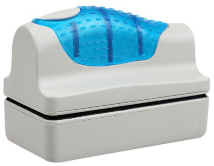 Aquarium Magnetische Borstel Glass Algen Schraper Cleaner Drijvende Curve Cleaner Brush Plastic Spons Accessoires Gereedschap