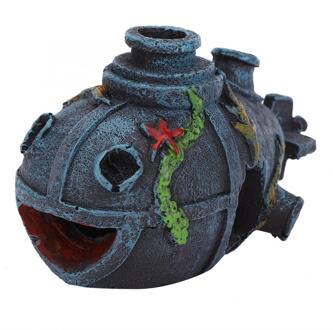 Aquarium Ornament Pirate Sunk Ship Shipwreck Boat Fish Waterscape Cave Decoration Fish Landscape Ornament