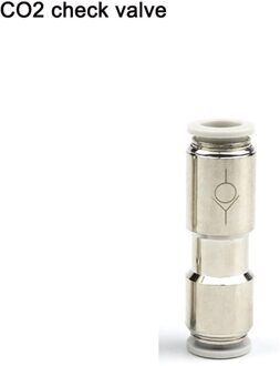 Aquarium Rvs Terugslagklep CO2, Kooldioxide Diffuser Voorkomt Gas Terugstromen, CO2 Terugslagklep Aansluiting 4Mm