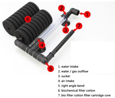 Aquarium Spons Filter Aquarium Garnalen Vijver Luchtpomp Biochemische Spons Filter Bio Sponge Filter Aquarium Filtratie Filter XY-2830