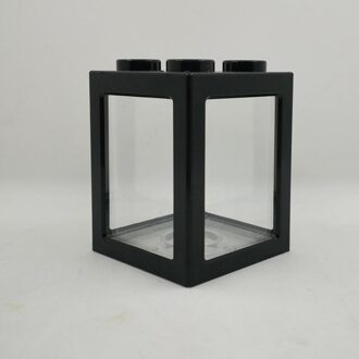 Aquarium Stapelen Ecologische Emmer Aquarium Algen Bal Spider Doos Kleine Mini Reptiel Rij Cilinder Landschap Seawe zwart