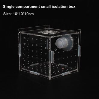 Aquarium Transparante Aquarium Kleine Bak Incubator Fokken Doos Productie Doos Enkele En Dubbele Multi-Raster Isolatie Box 03