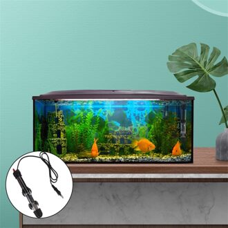 Aquarium Verwarming Staaf 50W Explosieveilige Constante Temp Heater Met Plug 24x2cm