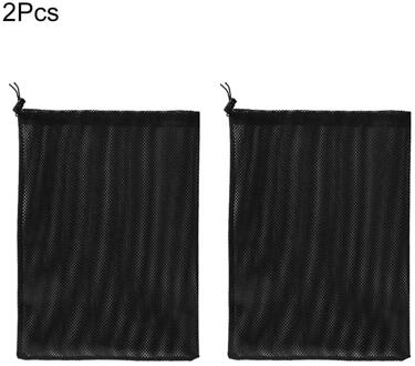 Aquarium Vijver Waterpomp Filter Netto Zak Met Koord Zwart Aquarium Netje Aquarium Aquarium Isolatie Tas Voor Tuin vijver 2stk