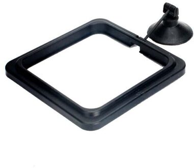Aquarium Voeden Ring Aquarium Station Drijvende Voedsel Lade Feeder Vierkante Cirkel Accessoire Water Plant Drijfvermogen Zuignap