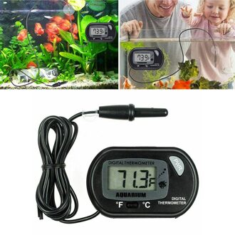 Aquarium Water Thermometer Digitale Lcd-scherm Sensor Aquarium Thermometer Controller Bedrade Fish Tank Temperatuur Meter