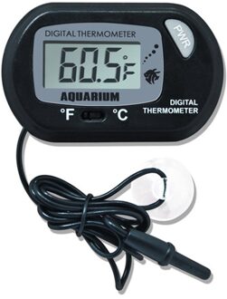 Aquarium Water Thermometer Plastic Digitale Lcd-scherm Sensor Controller Bedrade Fish Tank Accessoires 1 Stuk