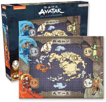 Aquarius Avatar: The Last Airbender Jigsaw Puzzle Map (1000 pieces)