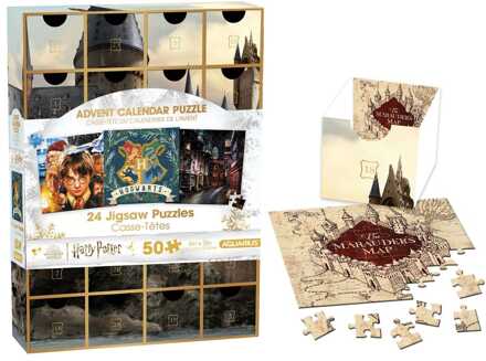 Aquarius Harry Potter Puzzle Advent Calendar (1000 pieces)