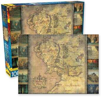 Aquarius Lord of the Rings Jigsaw Puzzle Map (1000 pieces)