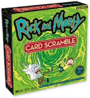 Aquarius Rick and Morty Board Game Card Scramble *English Version*