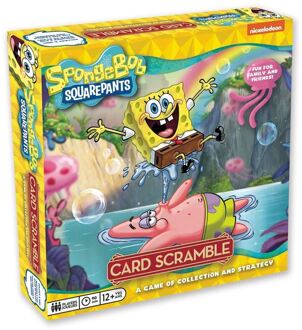 Aquarius SpongeBob Board Game Card Scramble *English Version