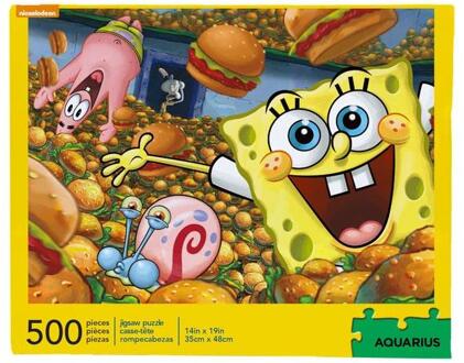 Aquarius SpongeBob Jigsaw Puzzle Krabby Patties (500 pieces)