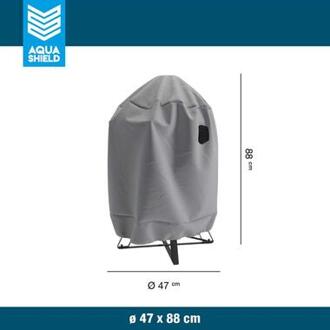 Aquashield BBQ kettle hoes - 47 cm - Leen Bakker Grijs - 88 x 52 x 52