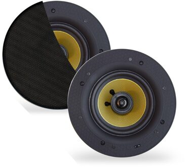 Aquasound Speakerset Aquasound Rumba Tweeter Rond 120 mm 45 Watt Zwart Aquasound