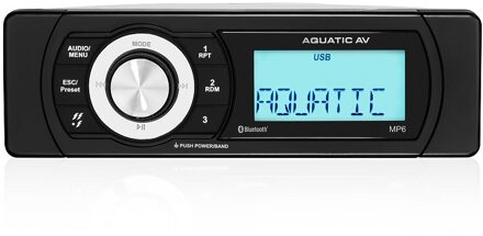 Aquatic AV Compact Marine Stereo AQ-MP-6BT