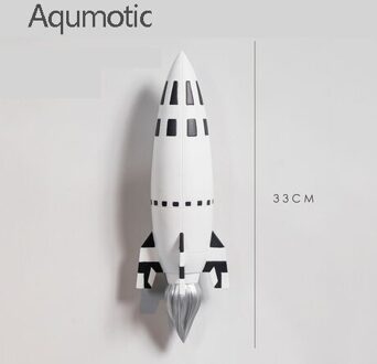 Aqumotic Aerospace Astronaut Rocket 1 Pc Kinderkamer Achtergrond Muur Jongen Kamer Decoratie Creatieve Wandkleden about 33cm