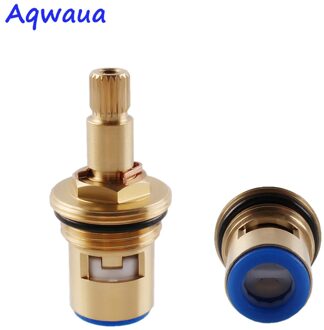 Aqwaua Keramische Disc Kraan Cartridge Uitloop Hoge Standaard Messing Vervanging Deel Voor Water Mengkraan Innerlijke Ventiel Kwart