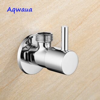Aqwaua Water Regelklep Kraan Hoekstopkraan Messing Omstelling Wc Klep Controle Keuken Accessoires Massief Messing Verchroomd